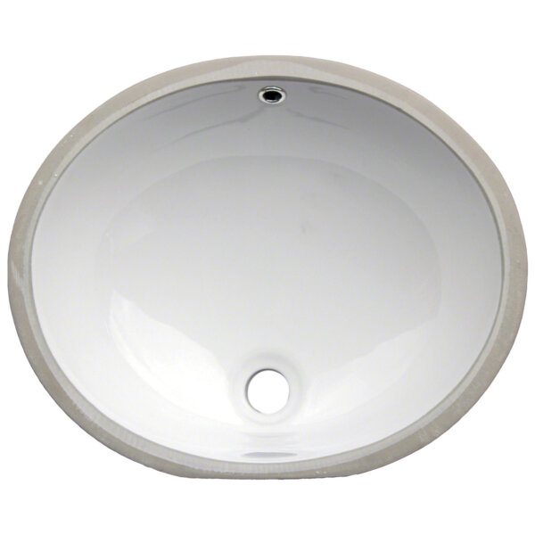 White Oval Sink 1512 » European Stone & Tile Design